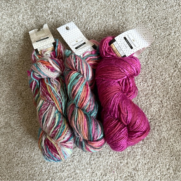 Buttercream Luxe Craft Wool Blend New! Cool twisted colors with slight shine! - Picture 5 of 8